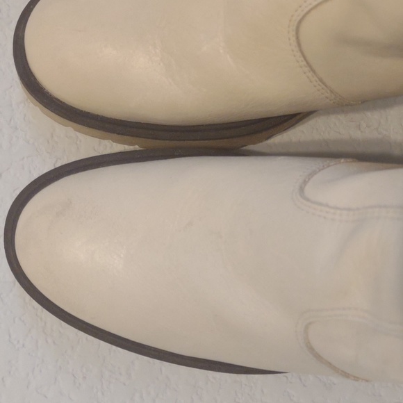 Free People James Chelsea Boot in White Leather. Size 39. Excellent Condition. - Picture 7 of 15